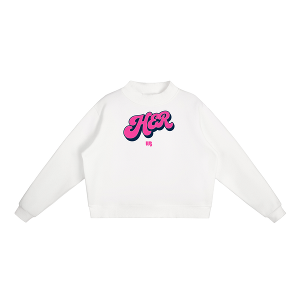 WILLB HER FLEECE CREW NECK SWEATSHIRT