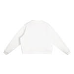 WILLB CUTE Fleece Neck Crew Sweatshirt