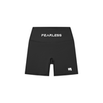 WILLB WOMEN'S HIGH- WAISTED FEARLESS BIKER SHORTS