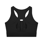WILLB Women’s Cropped Zip Sports Bra
