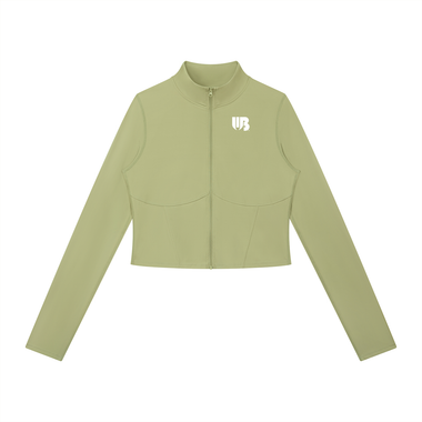 WILLB WOMEN'S FULL-ZIP SPORTS JACKET