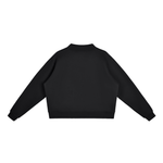 WILLB CUTE Fleece Neck Crew Sweatshirt