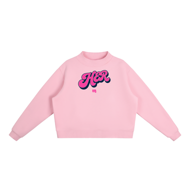 WILLB HER FLEECE CREW NECK SWEATSHIRT
