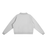 WILLB CUTE Fleece Neck Crew Sweatshirt
