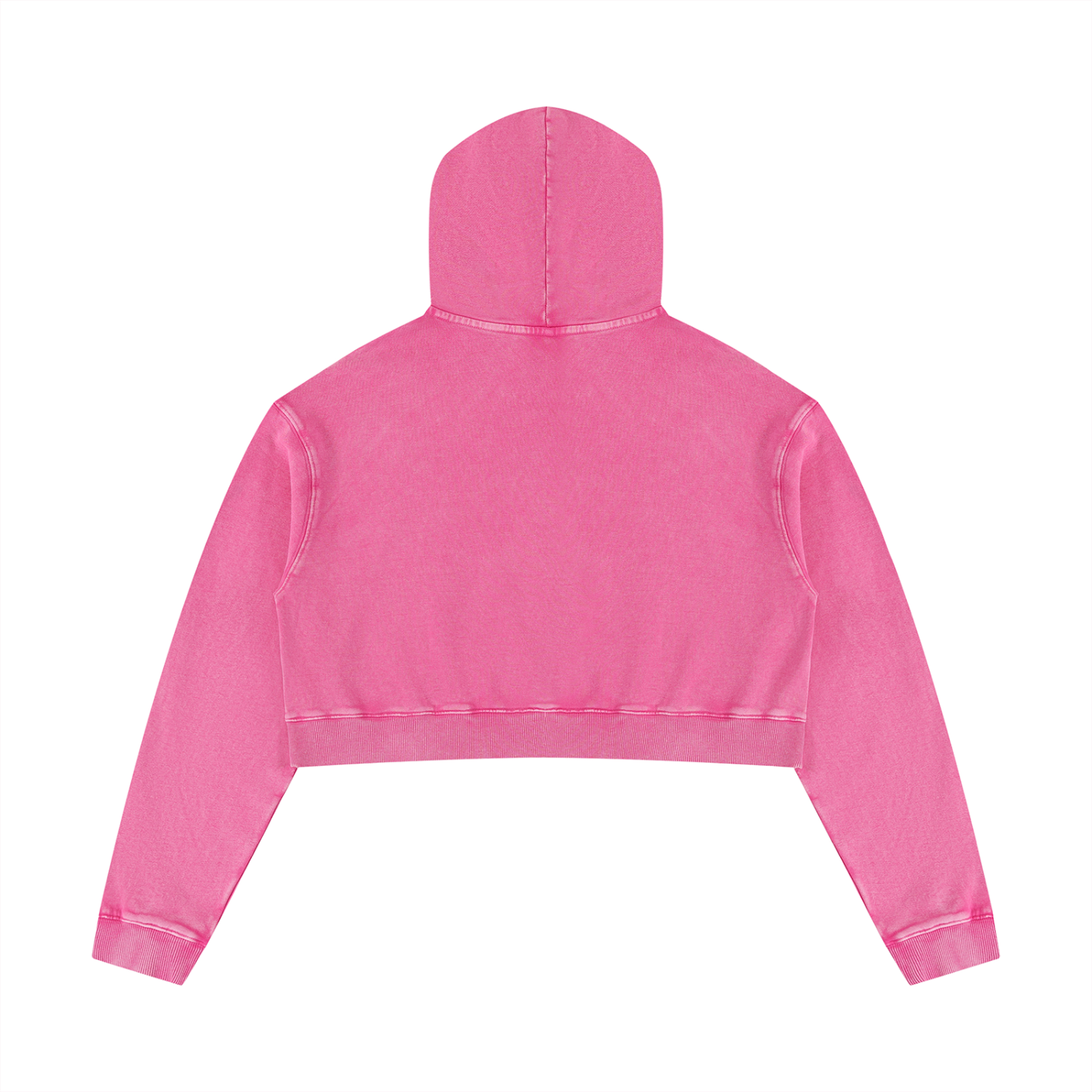 WILLB WOMEN'S WASHED CROPPED HOODIE
