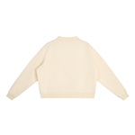 WILLB CUTE Fleece Neck Crew Sweatshirt