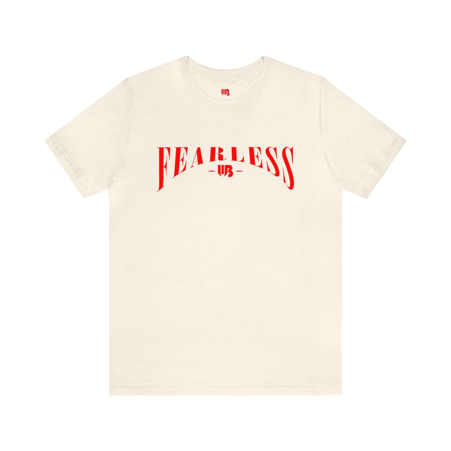 Heather White Fearless Short Sleeve T-Shirt